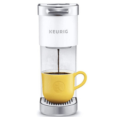 Keurig K-Mini Plus Coffee Maker, Single Serve K-Cup Pod Coffee Brewer, Comes With 6 to 12 oz. Brew Size, K-Cup Pod Storage, and Travel Mug Friendly, White