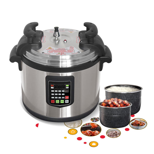 Kolice Commercial 220 volts Multi-Function Pressure Cooker,Multi Cooker Pressue 15L (16 QT) for Hotel Restaurant Kitchen