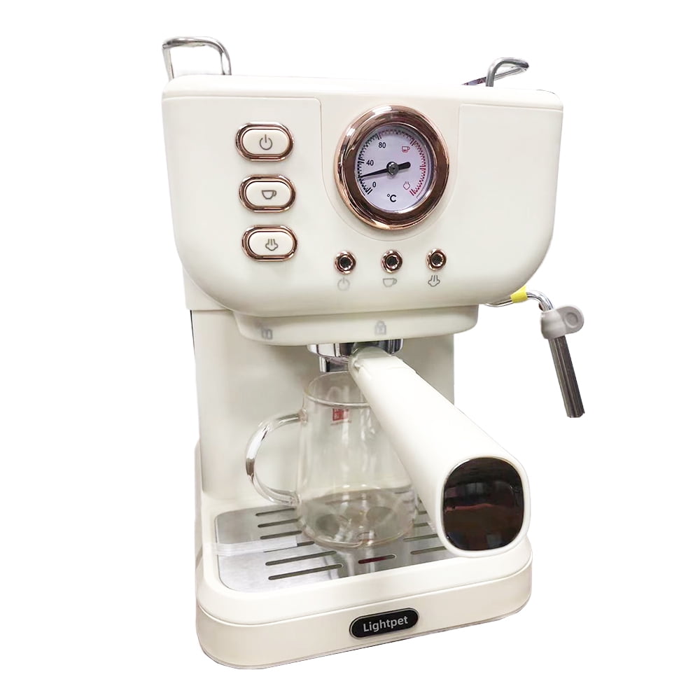 Lightpet Electric coffee machines, Simply Brew 5 Cup Coffee Maker, Cold Brew, Drip Free & Keep Warm Functions, Stainless Steel Coffee Machine