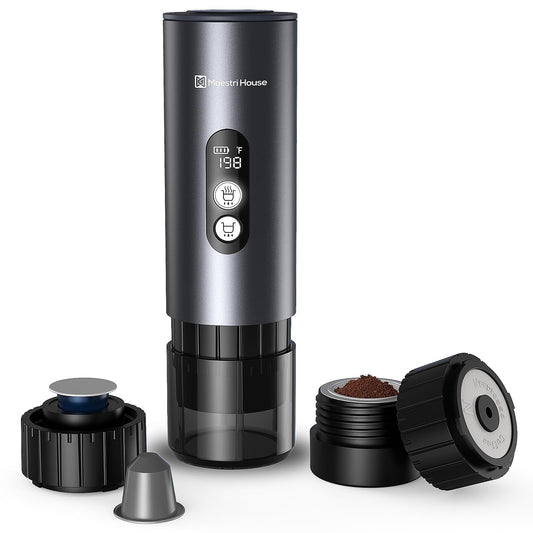 Maestri House Portable 150W, 1-Cup Travel Use Espresso Machine