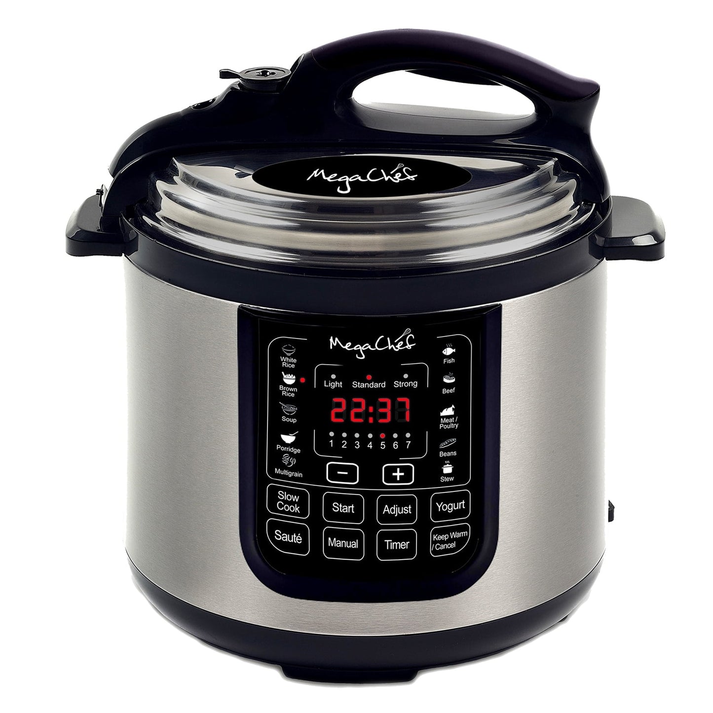 MegaChef  Digital Countertop Pressure Cooker with 8 Quart Capacity
