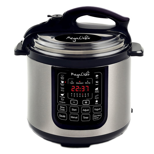 MegaChef  Digital Countertop Pressure Cooker with 8 Quart Capacity
