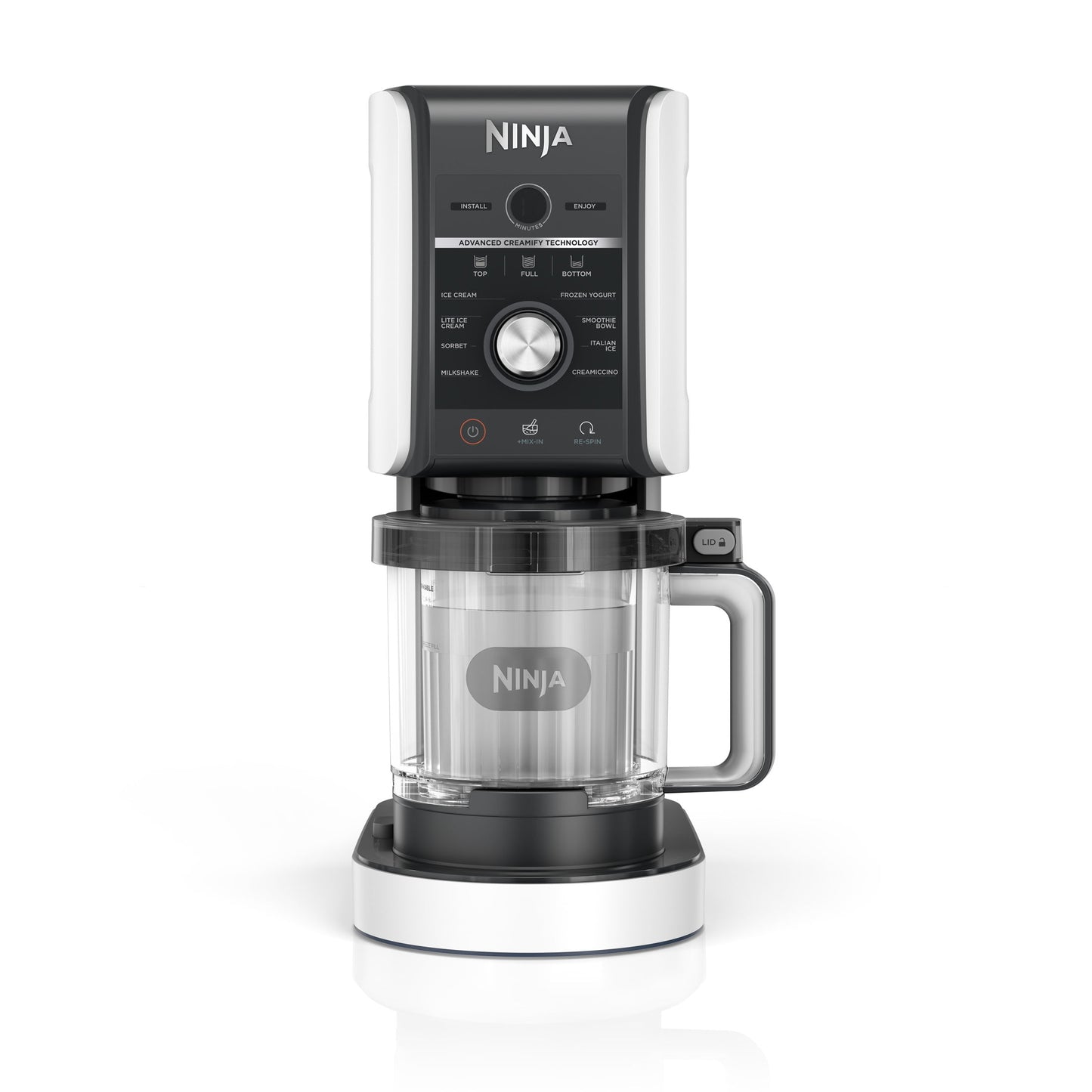 Ninja CREAMi MAX 24 Oz, 9-in-1 Ice Cream & Frozen Treat Maker- Black/White