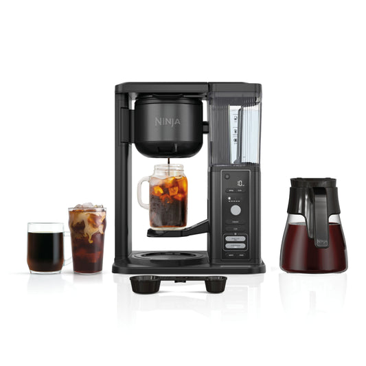 Ninja® Hot & Iced, Single Serve & Drip Coffee Maker with Rapid Cold Brew 10 Cup Glass Carafe, CM360