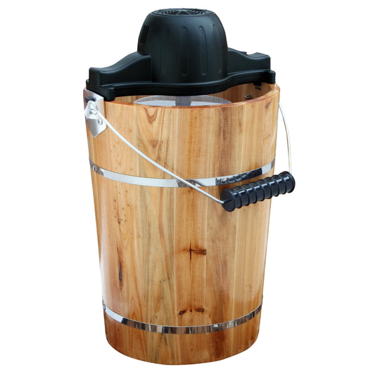 Offex 6 Quart Old Fashioned Homemade Ice Cream Maker