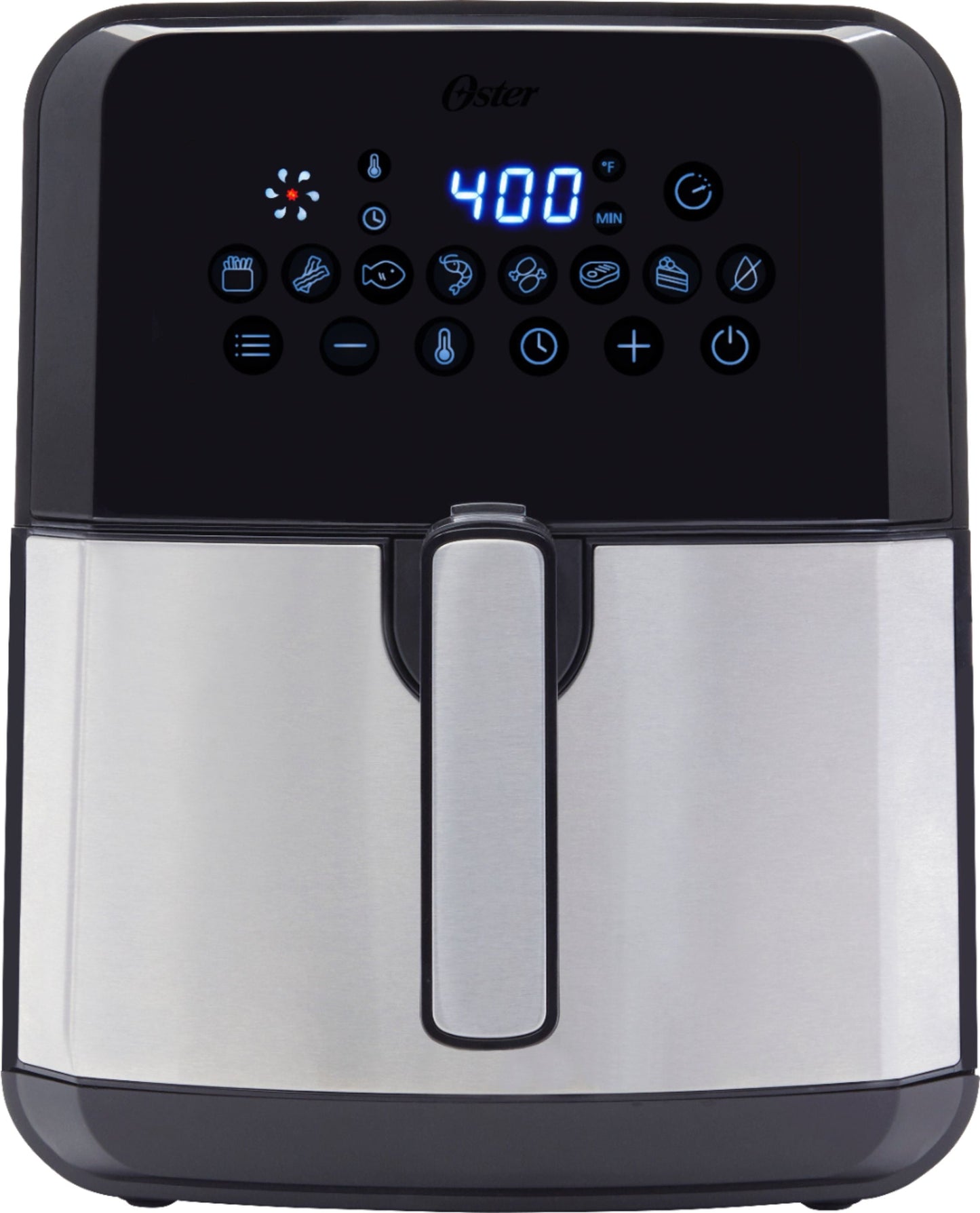 Oster - DiamondForce Nonstick XL 5 Quart Digital Air Fryer - Black