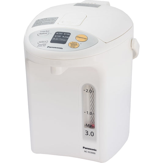 Panasonic 3 L LCD Display White Thermo Hot Pot