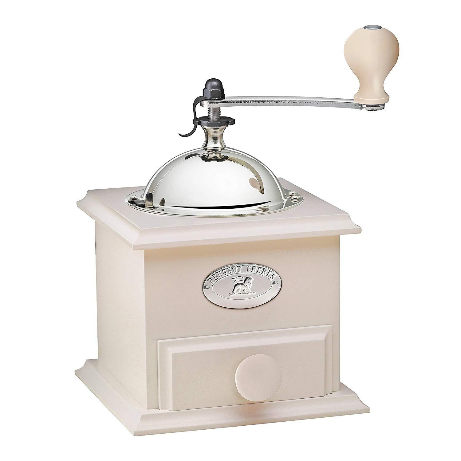 Peugeot 31176 Cottage Coffee Mill, 8-1/4" x 5" x 5", Ivory
