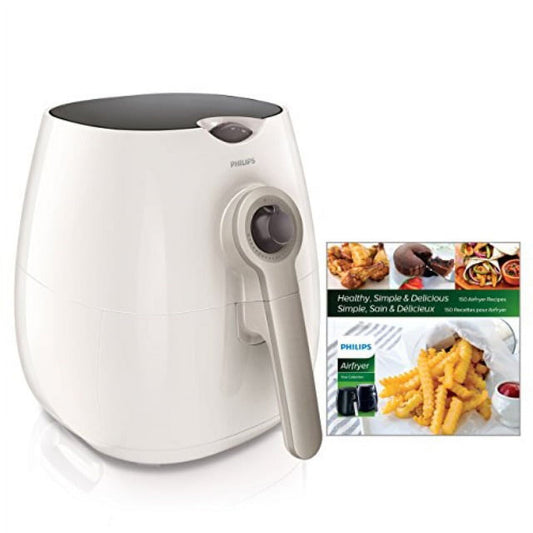 Philips Kitchen Starfish Technology Air Fryer, 2.75 qt - Air Fryers, White - 75% Less Fat, Cookbook Included