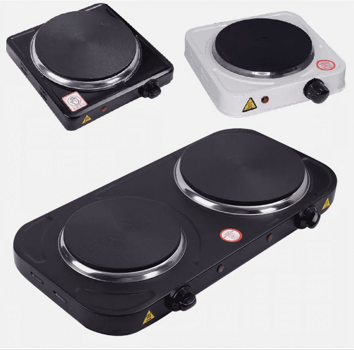 Portable 2000W Electric Double Burner