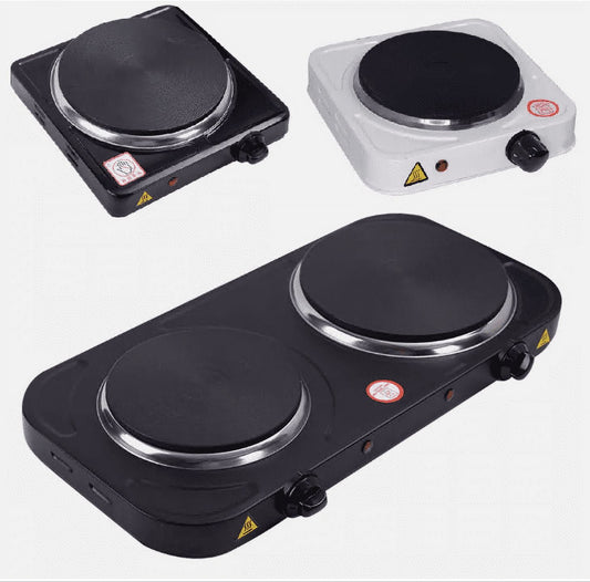 Portable 2000W Electric Double Burner