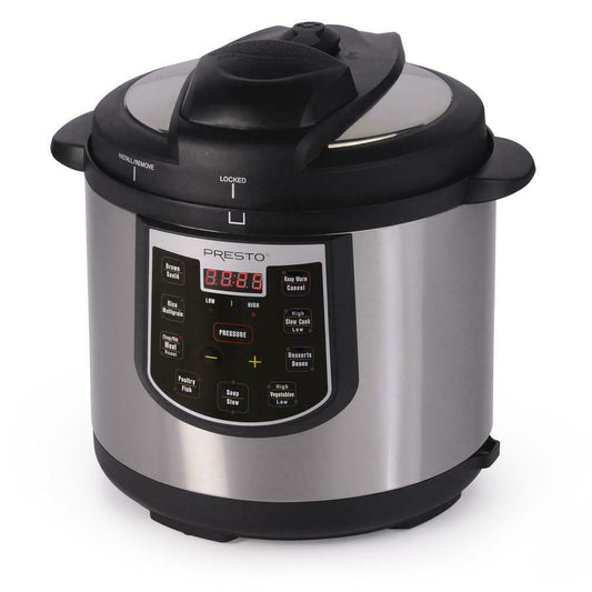 Presto 6-quart Programmable Electric Pressure Cooker Plus