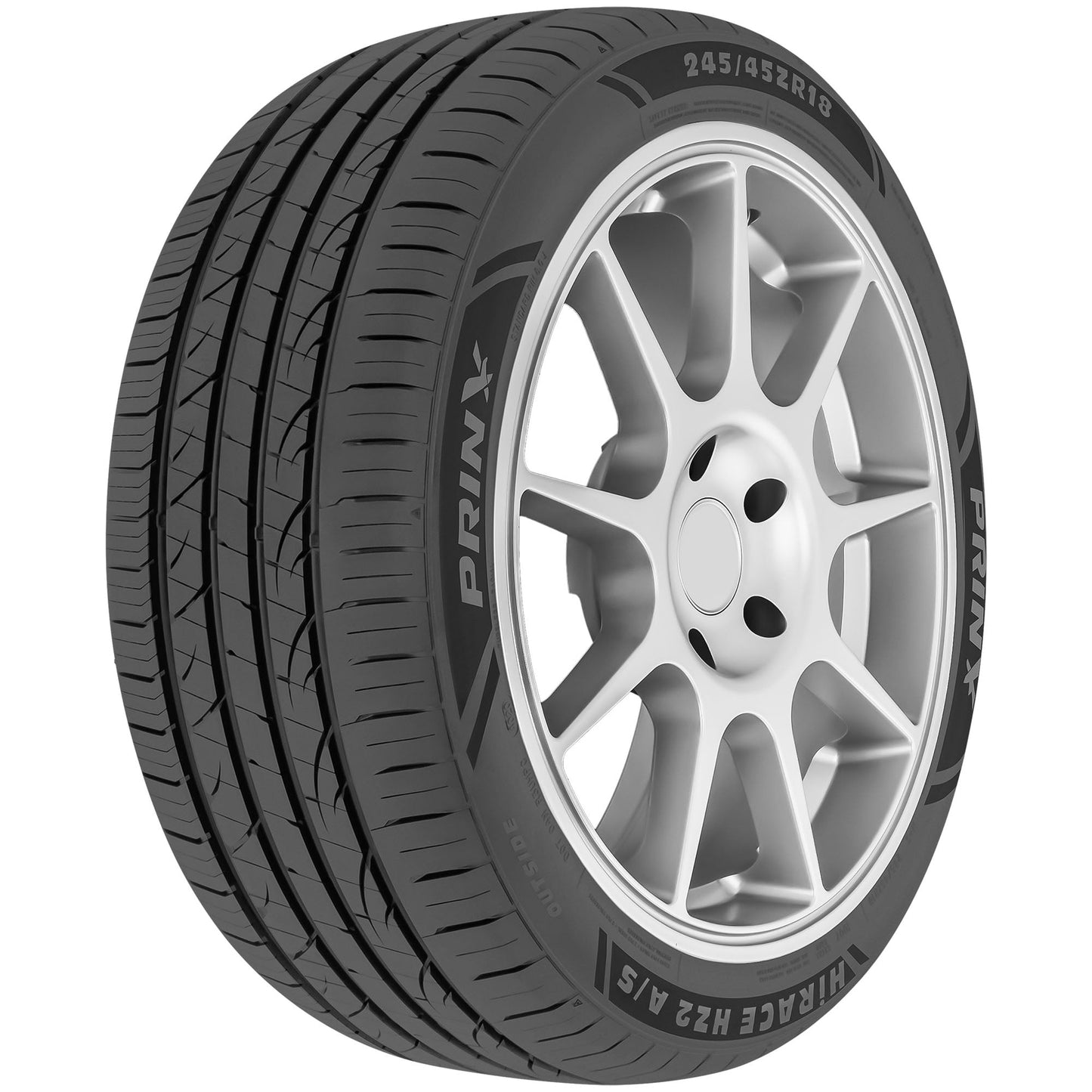 Prinx HiRACE HZ2 A/S UHP All Season 225/45ZR18 95Y XL Passenger Tire