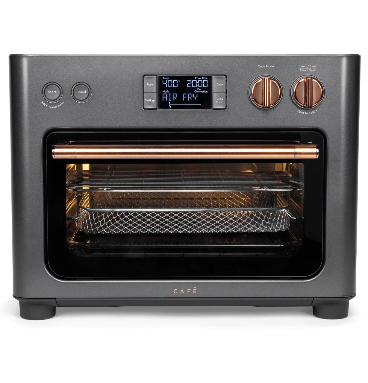 Restored Cafe Couture Oven with Air Fry - Matte Black (Refurbished)