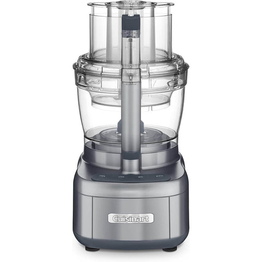 Restored Cuisinart FP-13DGMFR Elemental 13 Cup Food Processor and Dicing Kit, Gunmetal (Refurbished)