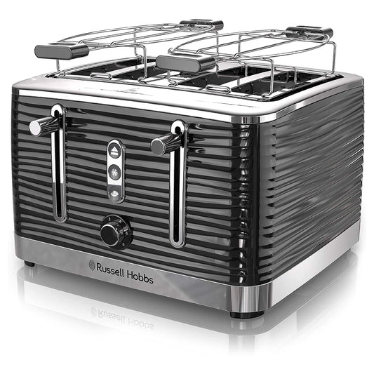 Russell Hobbs  Old School 4 Slice Toaster in Black