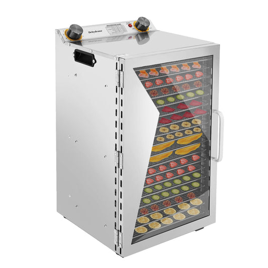 SHZICMY 18 TRAY FOOD DEHYDRATOR STAINLESS STEEL MEAT FRUIT VEGETABLE JERKY DRYER MACHINE