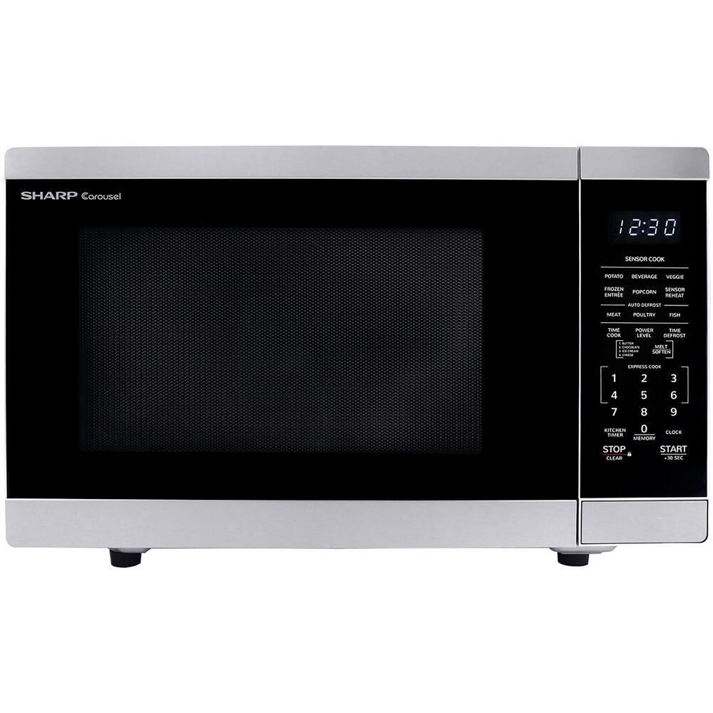 Sharp 1.4 cu ft Countertop Microwave Ovens in Stainless Steel