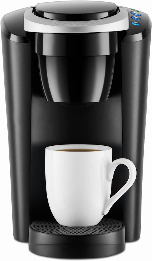 Single-Serve Coffee Maker with 3 Brew Sizes, Smart Start Feature, 36oz Removable Water Reservoir, Compact Design, Black