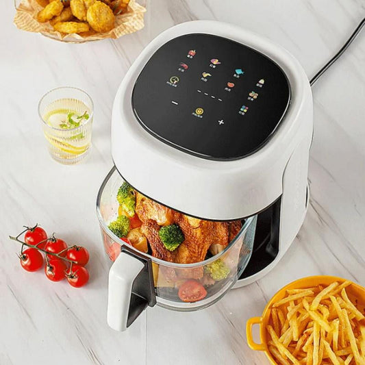 Smart Air Fryer 4.5L Glass Visible Style Easy To Clean Household Multi-functional All-in-one Electric Fryer