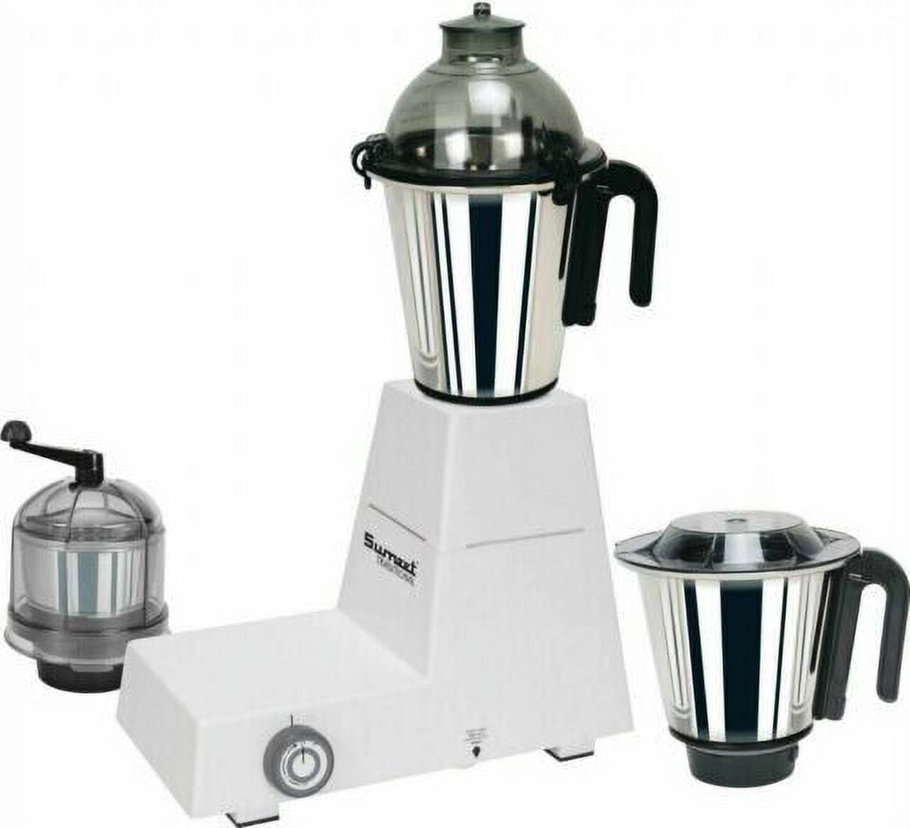 Sumeet 110V Traditional Indian Mixer Grinder, 750 Watt Motor White Color