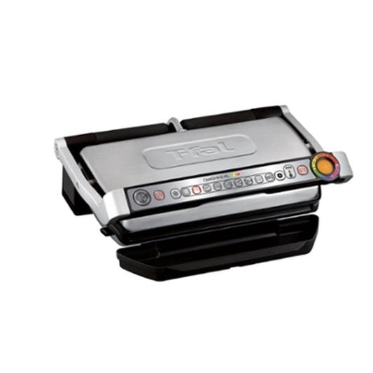 T-Fal OptiGrill Plus Extra Large Stainless Steel 1800 Watts, Large Indoor Electric Grill - Silver