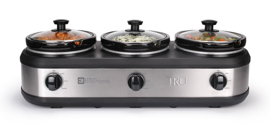 TRU Triple Crock Buffet Slow Cooker