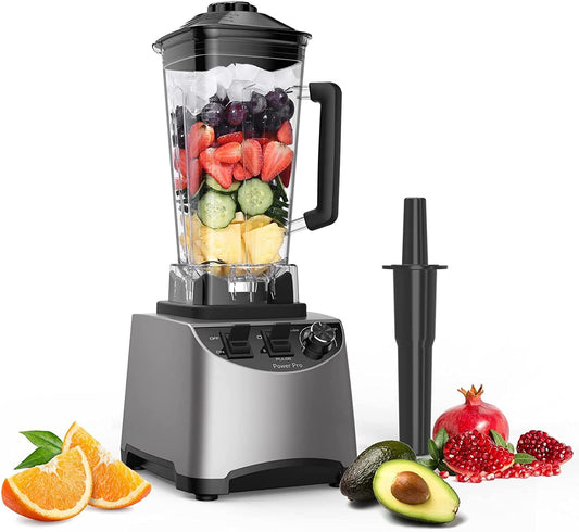 Tomshine 1400W Blender with 6 Blad-es 1.8L Large Capacity Anti-Slip 2 Modes for Home Use,Kitchen Blender for Smoothies,Chop,Grind