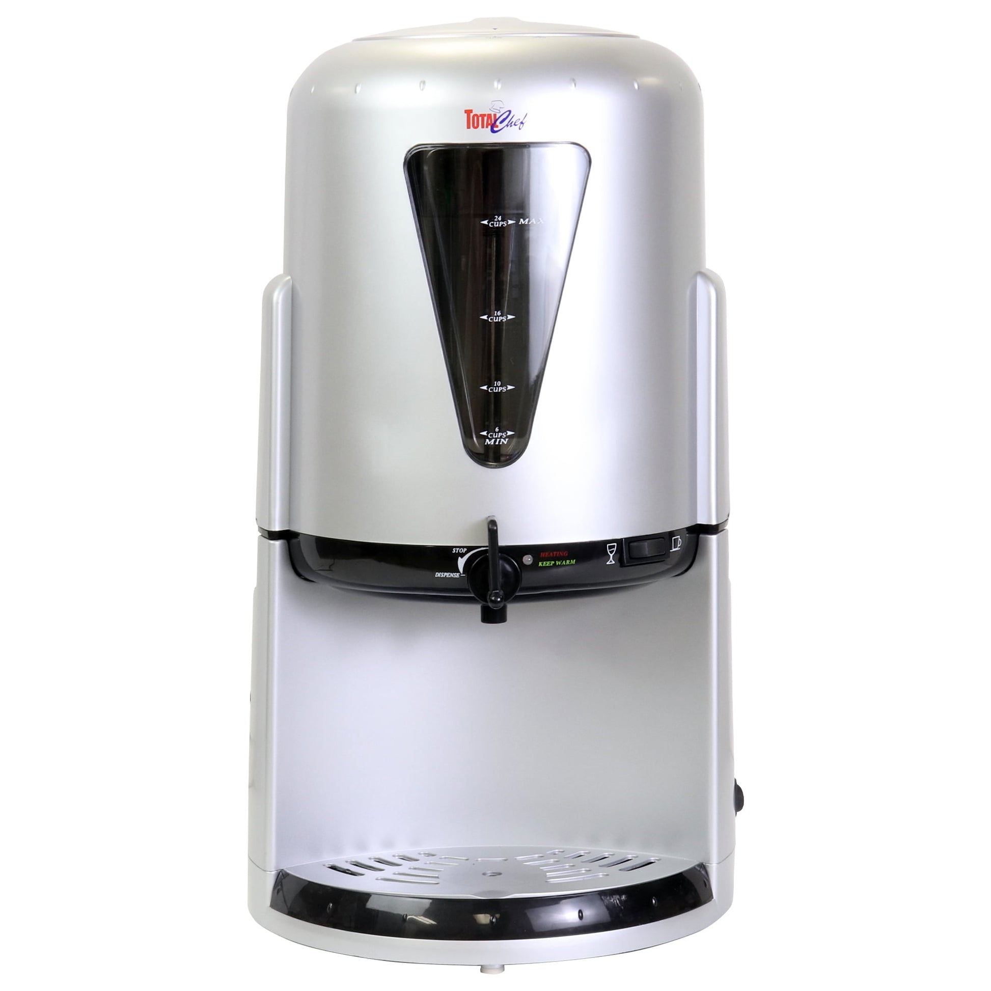 Total Chef Coffee and Wine Urn 24 Cup Electric Percolator Hot Beverage Dispenser