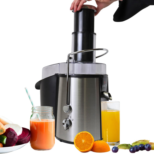 Total Chef Juicin' Juicer Wide Mouth Centrifugal Juice Extractor, 700W