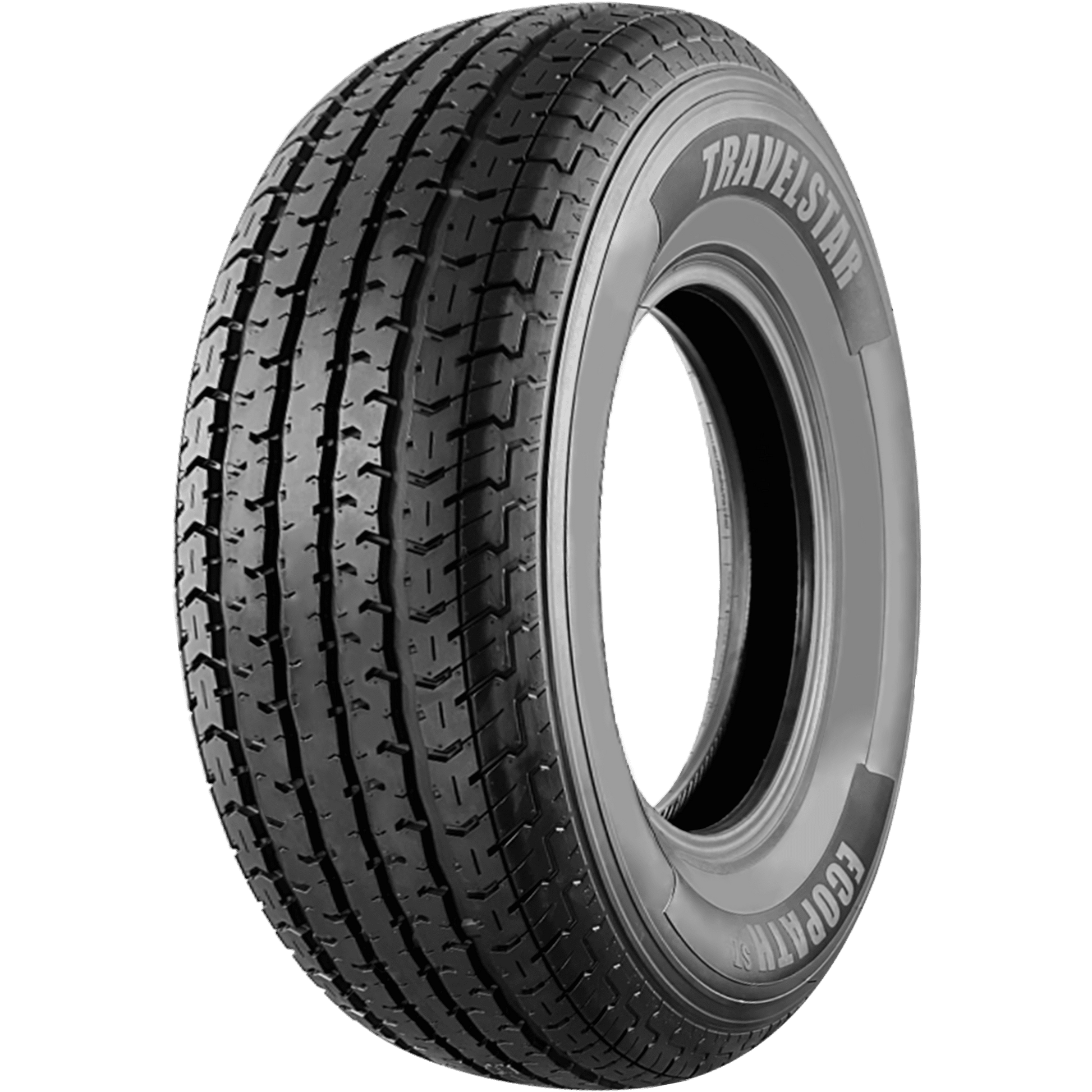 Travelstar Ecopath ST ST235/80R16 10 Ply 124M Load E Radial Trailer Tire - ST 235/80R16(Tire Only)