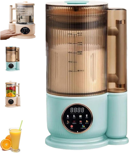 Una Licuadora Inteligente Cocina Licua Y Se Lava Solo, Smoothie Blender and Juicer All in One, Portable 1.5l Multifunctional Quiet Electric Juicer (White)