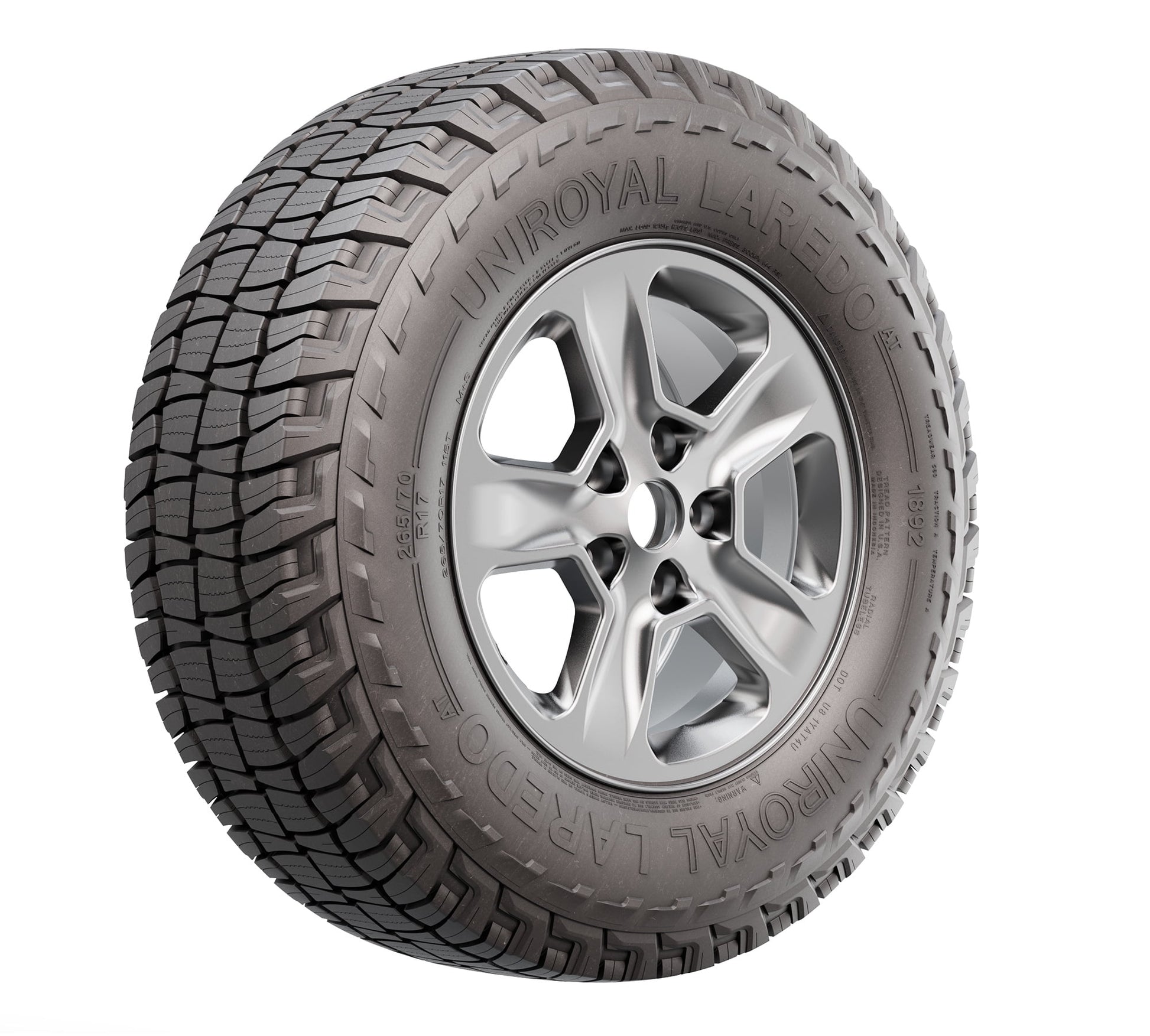Uniroyal Laredo AT All Terrain 255/75R17 115T Light Truck Tire