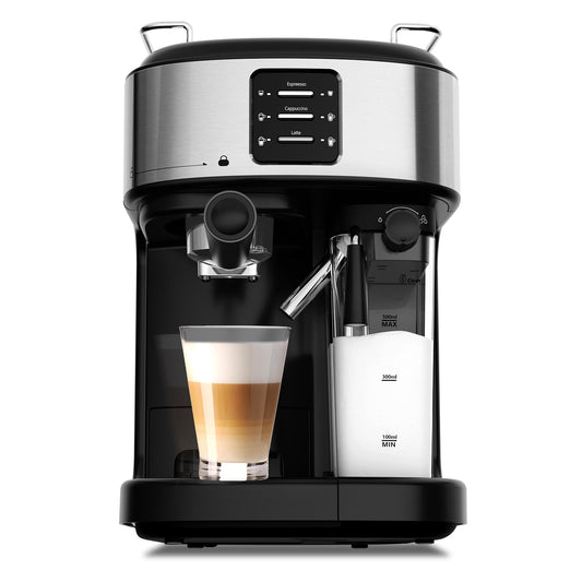 WAA 20 Bar Espresso Machines for Home,Espresso Maker with 57 oz Removable Water Tank,Cappuccino Machine with Automatic Milk Frother,Dual Boiler Latte Maker for Ground Coffee & Coffee Capsules