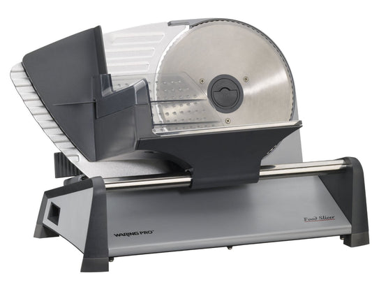 Waring Pro FS155AMZ Professional Food Slicer, Stainless Steel