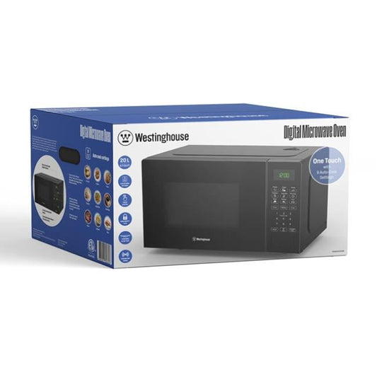 Westinghouse WKMWW2002BK - 110-120 Volt 60 Hz 700 Watt - 0.7 Cu Ft Digital Microwave - Black Color