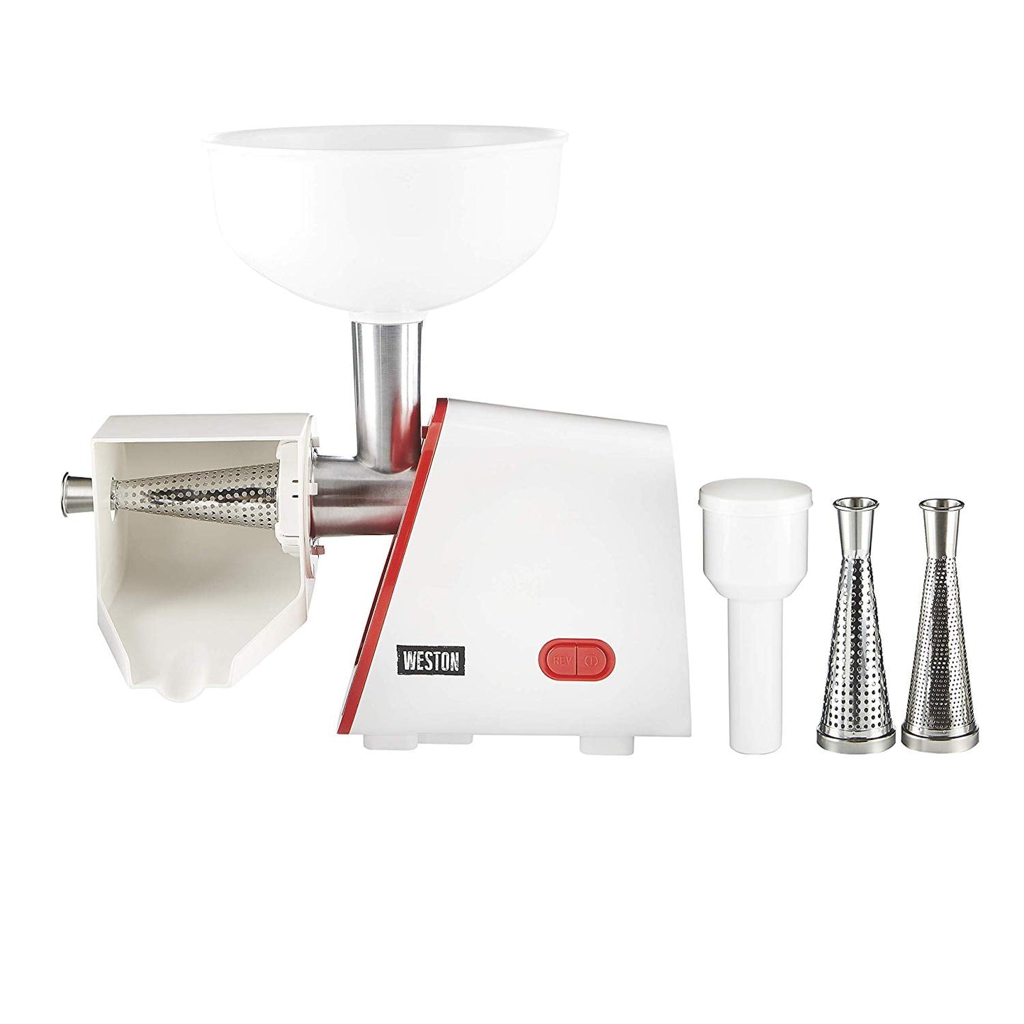 Weston 82-0102-W Deluxe Electric Canning Tomato Strainer Juicer Press Machine