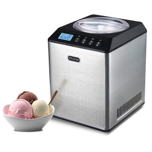 Whynter 2.1 Quart Upright Ice Cream Maker with Stainless Steel Bowl