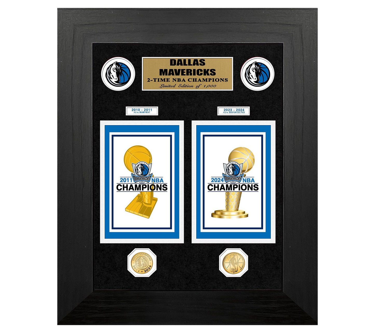 Highland Mint N BA Champs Banne r Collection Go ld Coin Photo