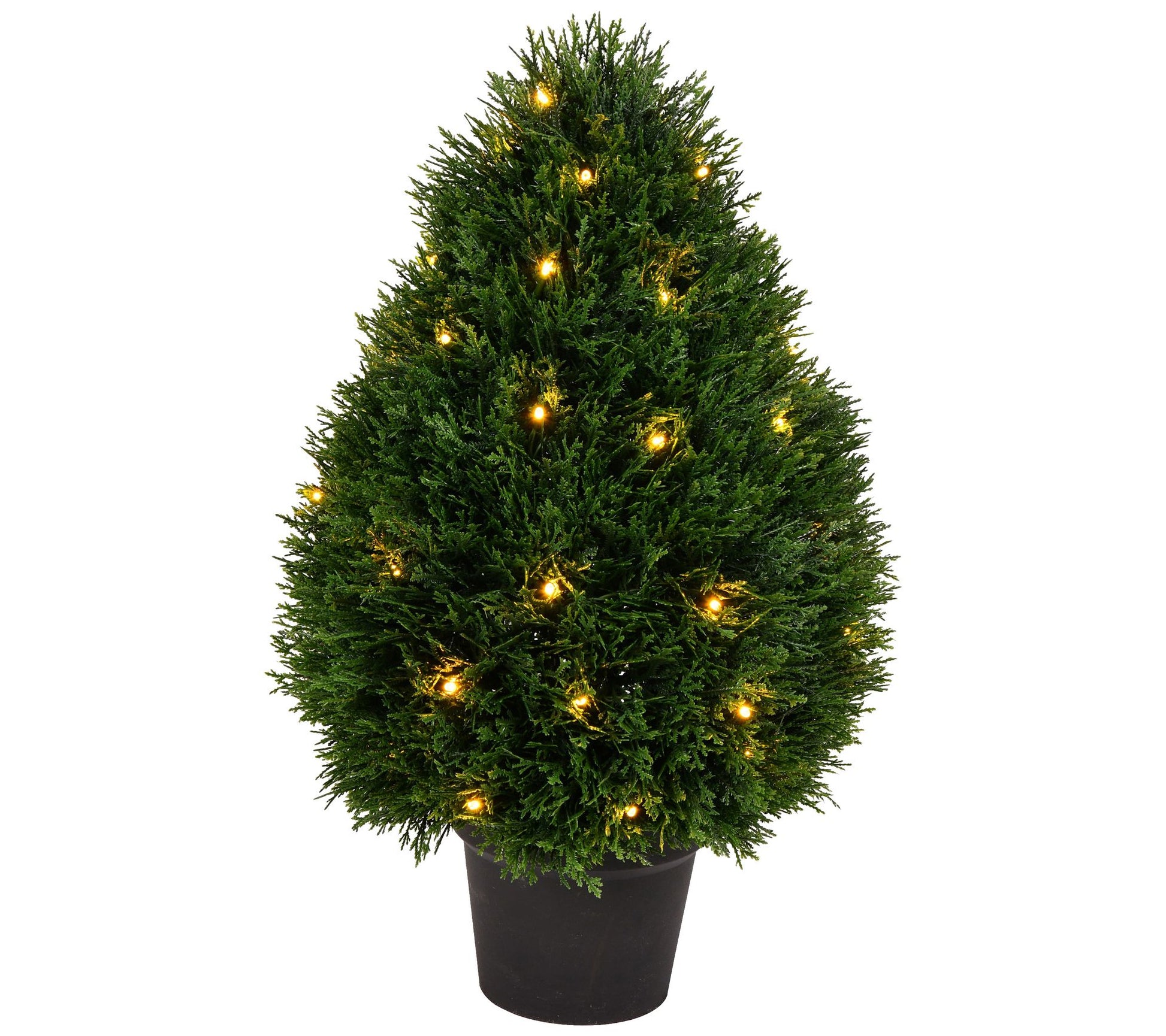 Vickerman Artificial 24" High X 15" Wide Cedareardrop Bush