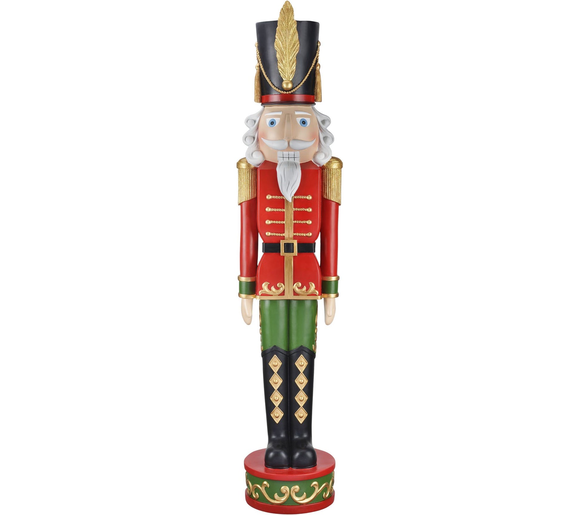 Haute Decor 48" Red and Green Christmas Nutcracker