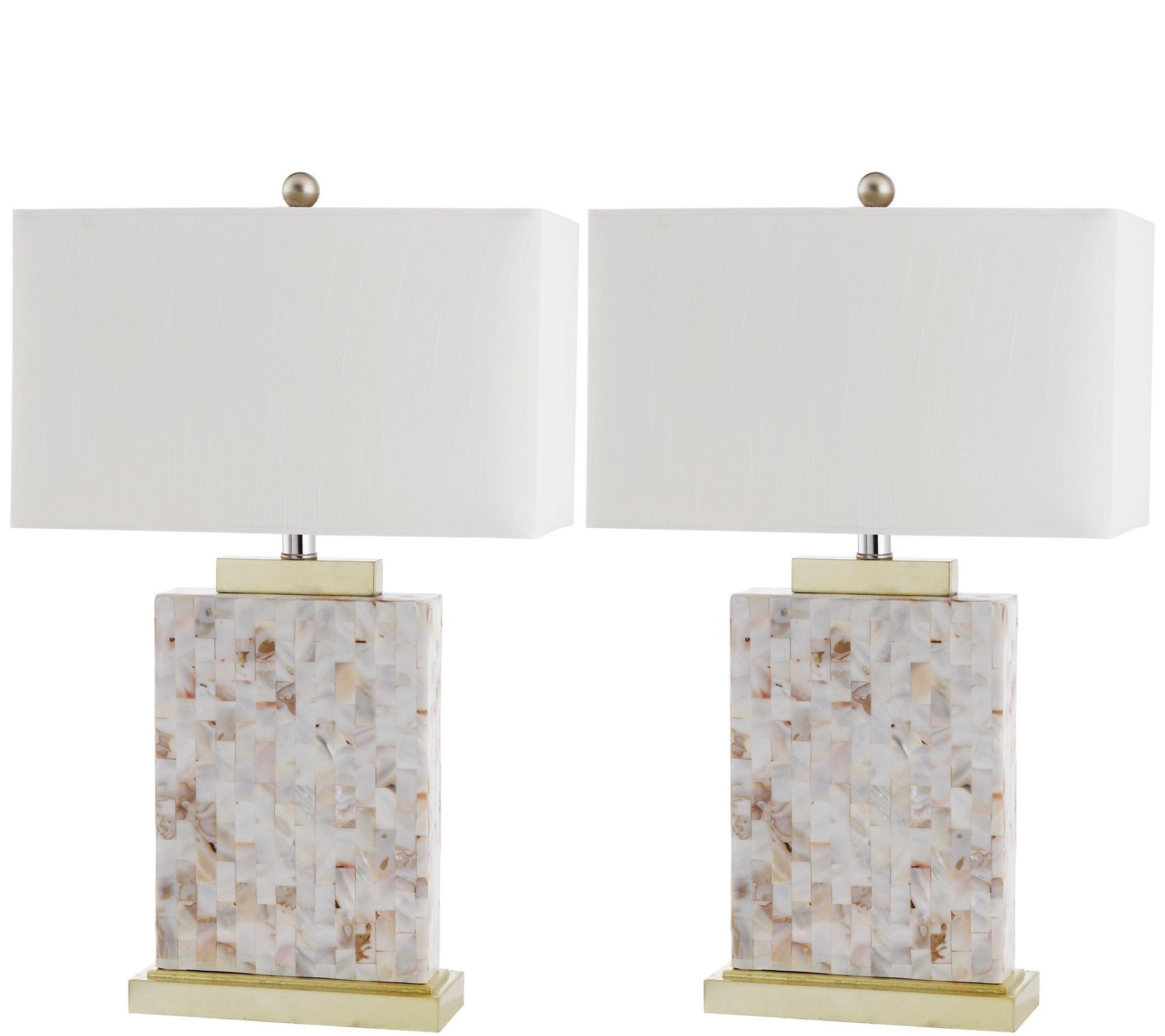 Safavieh Set of 2 Tory Shell Table Lamp