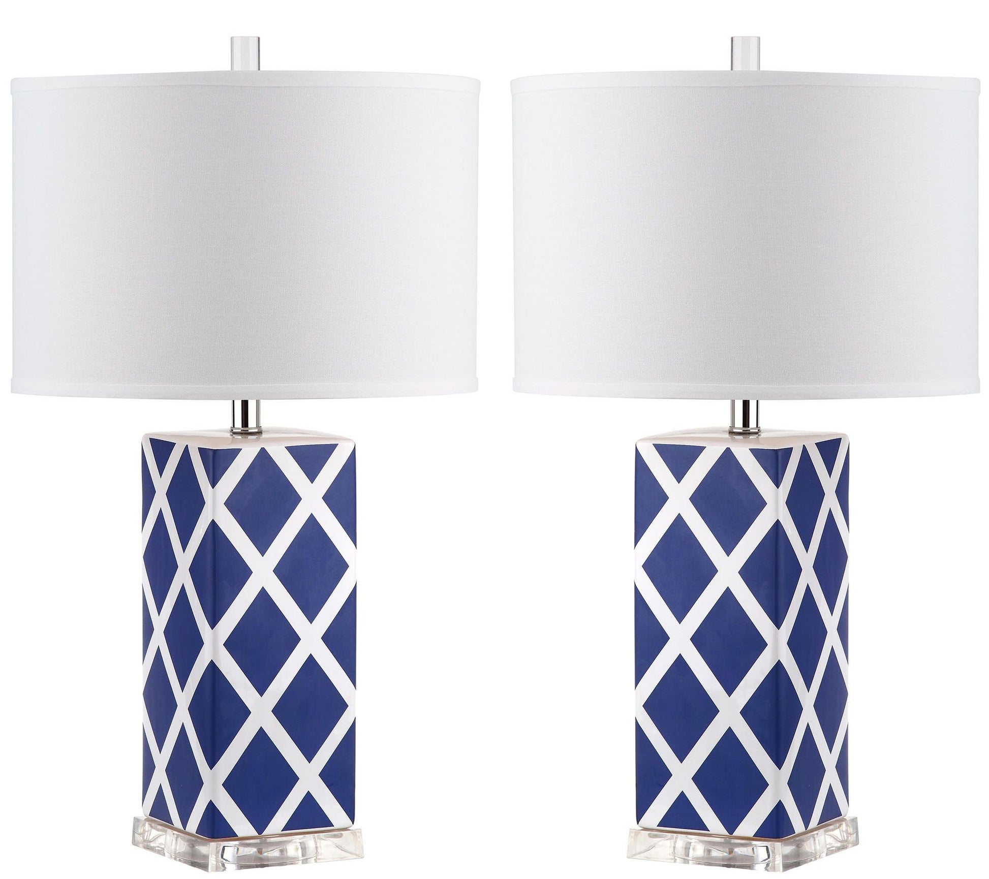 Safavieh Set of 2 Garden Lattice Table Lamps