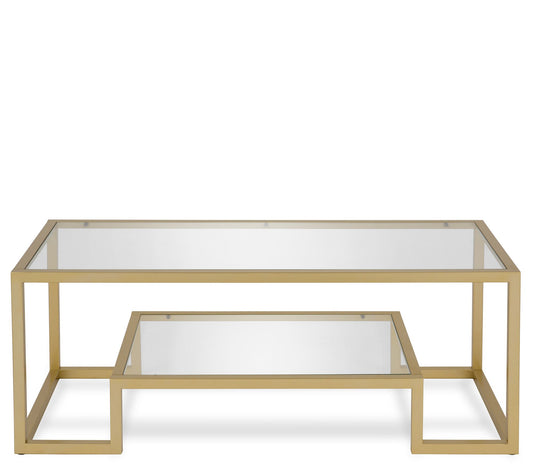 Hudson&Canal Athena Contemporary Rectangular Coffee Table