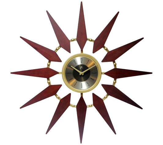 Infinity Instruments Orion 30" Mid-Century WallClock