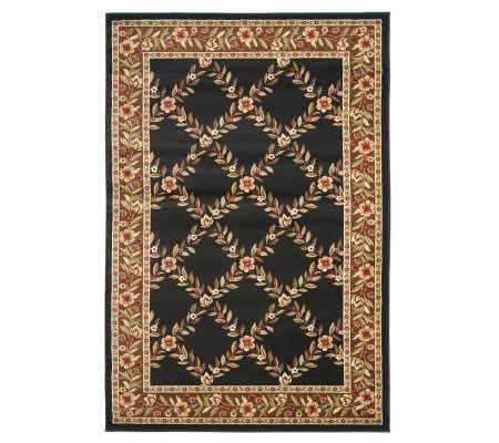 Lyndhurst Open Floral Power Loomed 8' x 11' Rug