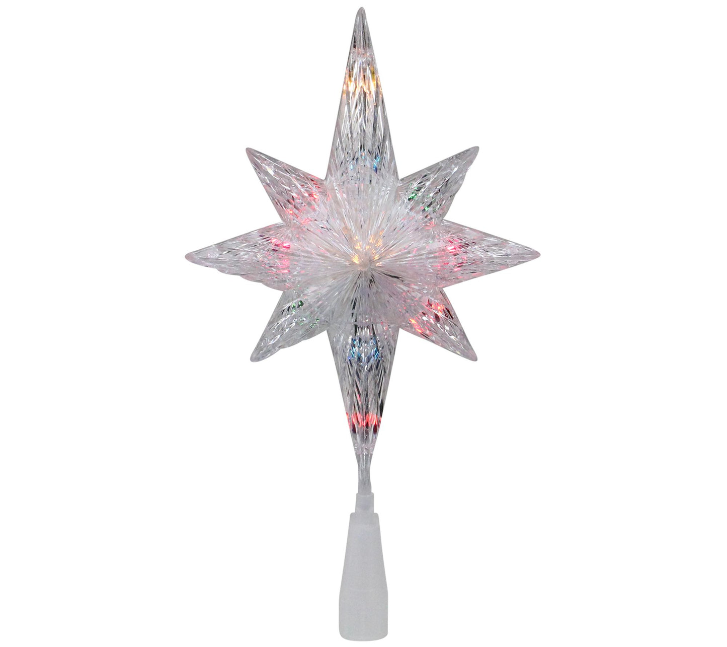 Northlight 11" Lighted Clear Star of BethlehemTree Topper