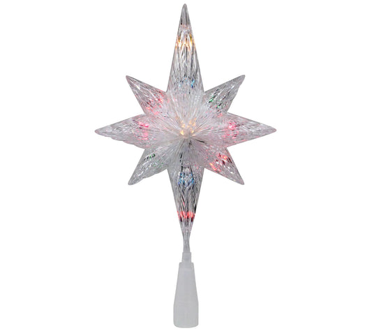 Northlight 11" Lighted Clear Star of BethlehemTree Topper