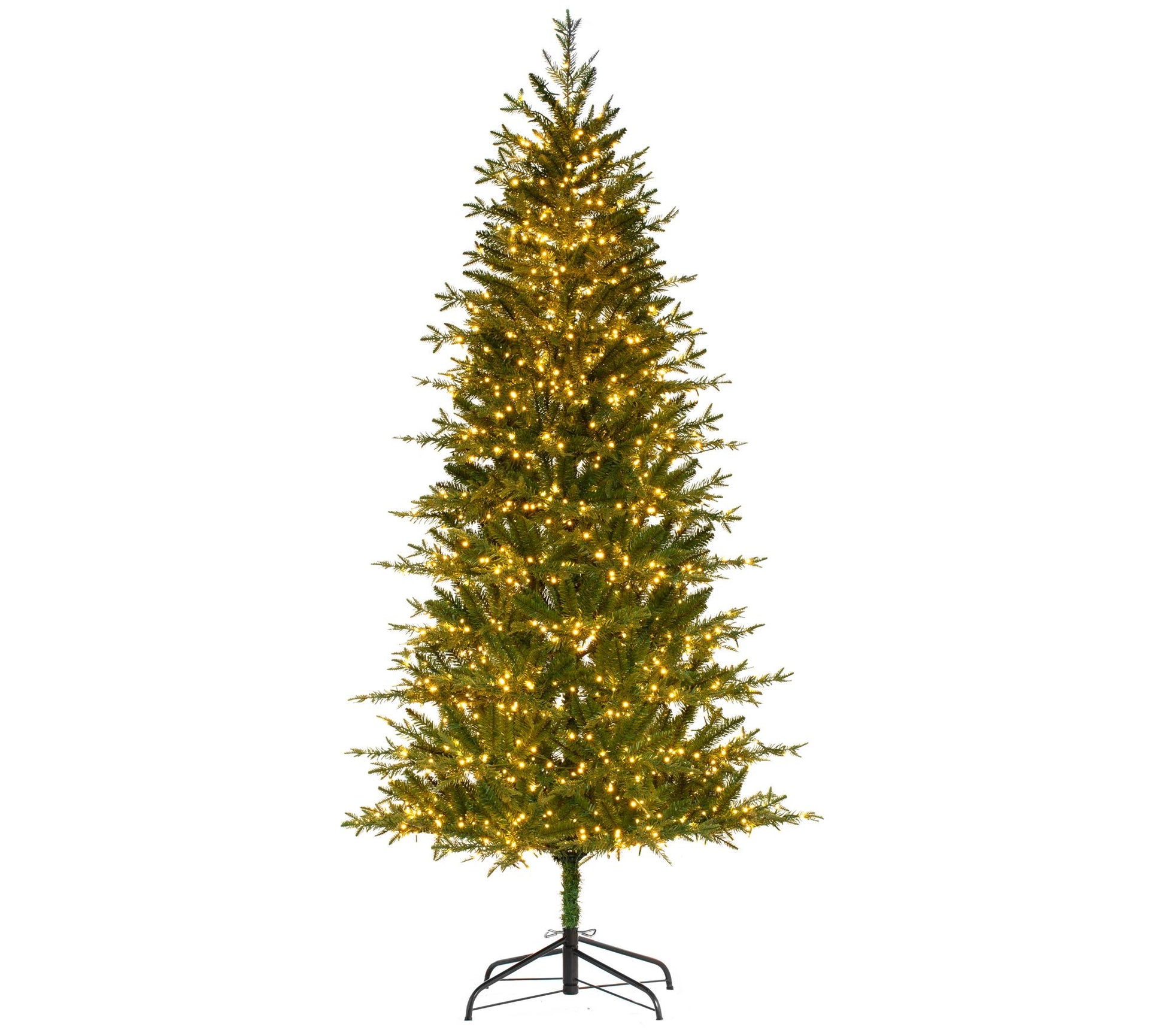 Haute Decor 7' Ashville Pre-Lit Slim Tree withuster Lights