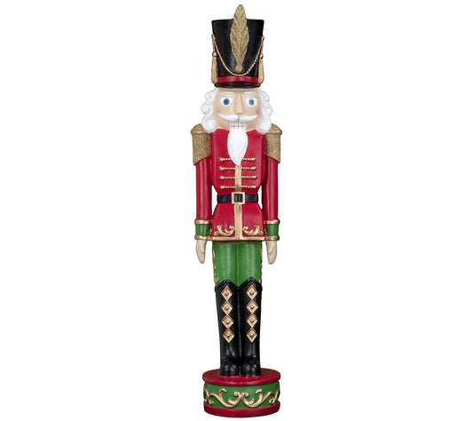 Haute Decor 37" Indoor/Outdoor Red & Green Holiday Nutcracker